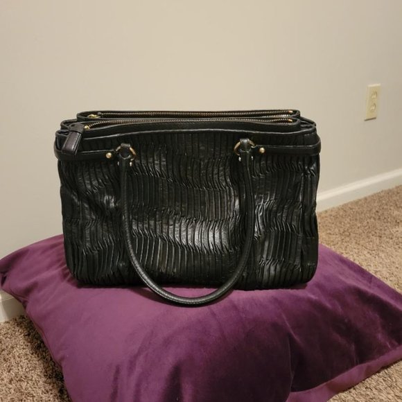 Coach Black Leather Handbag - Picture 3 of 6